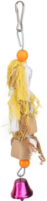 SRI Sri New Colorful With Bell Entertaining Toy For Parrot Cage Parakeet Cockatiel Finch Lovebird Budgie-Small (Natural Color) Plastic Chew Toy For Bird
SRI Sri New Colorful With Bell Entertaining Toy For Parrot Cage Parakeet Cockatiel Finch Lovebird Budgie-Small (Natural Color) Plastic Chew Toy For Bird