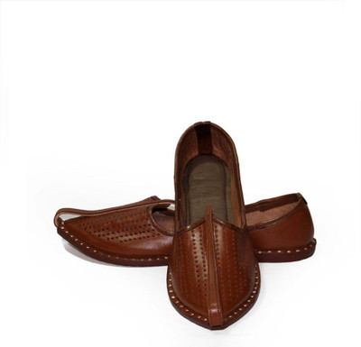 Bharat Plaza Mojaris For Men(Brown