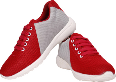 AR Style99 Walking Shoes For Men(Red, Grey, Black