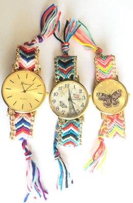 Rage Enterprise geneva New Arrival multicolour Stylish combo RE015 Watch - For Girls