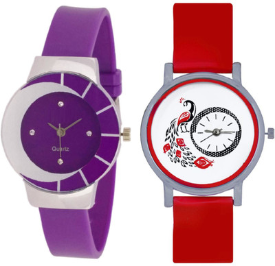 SPINOZA White purple different design beautiful watch with Red glory designer and beatiful peacock fancy women Watch - For Girls
SPINOZA White purple different design beautiful watch with Red glory designer and beatiful peacock fancy women Watch - For Girls