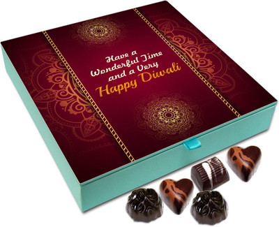 Chocholik Diwali Sweets - Have A Wonderful Time And A Very Happy Diwali Chocolate Box - 9pc Truffles(108 g)
Chocholik Diwali Sweets - Have A Wonderful Time And A Very Happy Diwali Chocolate Box - 9pc Truffles(108 g)