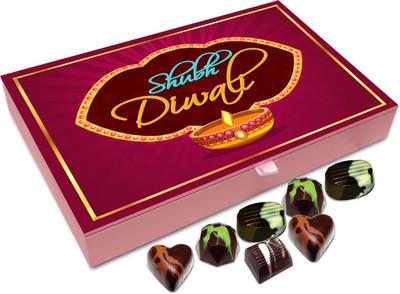 Chocholik Diwali Sweets - Shubh Diwali Everyone Chocolate Box - 12pc Truffles(144 g)
Chocholik Diwali Sweets - Shubh Diwali Everyone Chocolate Box - 12pc Truffles(144 g)