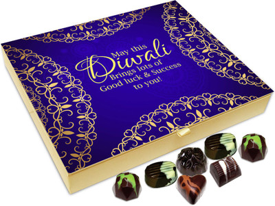 Chocholik Diwali Sweets - May This Deepavali Bring In Lots Of Good Luck Chocolate Box - 20pc Truffles(240 g)
Chocholik Diwali Sweets - May This Deepavali Bring In Lots Of Good Luck Chocolate Box - 20pc Truffles(240 g)