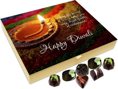 Chocholik Diwali Gift Box - I Hope This Festival Brings Joy And Contentment Chocolate Box - 20pc Truffles(240 g)
Chocholik Diwali Gift Box - I Hope This Festival Brings Joy And Contentment Chocolate Box - 20pc Truffles(240 g)