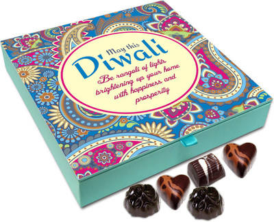 Chocholik Diwali Sweets - May Diwali Brighten Up Your Home Chocolate Box - 9pc Truffles(108 g)
Chocholik Diwali Sweets - May Diwali Brighten Up Your Home Chocolate Box - 9pc Truffles(108 g)