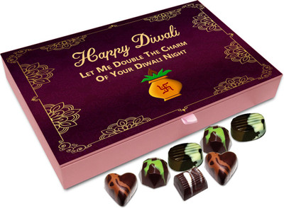 Chocholik Diwali Sweets - Lets Double The Celebration For Diwali Chocolate Box - 12pc Truffles(144 g)
Chocholik Diwali Sweets - Lets Double The Celebration For Diwali Chocolate Box - 12pc Truffles(144 g)