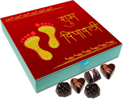 Chocholik Diwali Sweets - Shubh Deepawali To Everyone In Your Family Chocolate Box - 9pc Truffles(108 g)
Chocholik Diwali Sweets - Shubh Deepawali To Everyone In Your Family Chocolate Box - 9pc Truffles(108 g)