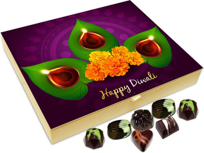 Chocholik Diwali Gift - Have A Blessed And Safe Diwali Chocolate Box - 20pc Truffles(240 g)
Chocholik Diwali Gift - Have A Blessed And Safe Diwali Chocolate Box - 20pc Truffles(240 g)