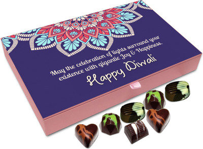 Chocholik Diwali Sweets - May The Celebration Of Diwali Lights Surround You With Happiness Chocolate Box - 12pc Truffles(144 g)
Chocholik Diwali Sweets - May The Celebration Of Diwali Lights Surround You With Happiness Chocolate Box - 12pc Truffles(144 g)