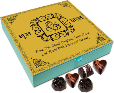 Chocholik Diwali Sweets - Hope This Diwali Enlightens You Home Chocolate Box - 9pc Truffles(108 g)
Chocholik Diwali Sweets - Hope This Diwali Enlightens You Home Chocolate Box - 9pc Truffles(108 g)