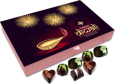 Chocholik Diwali Gift Box - May Your Life Becomes Amazing From This Diwali Chocolate Box - 12pc Truffles(144 g)
Chocholik Diwali Gift Box - May Your Life Becomes Amazing From This Diwali Chocolate Box - 12pc Truffles(144 g)