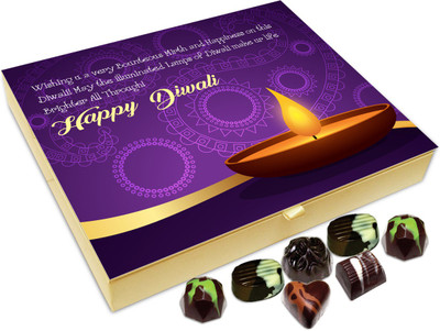 Chocholik Diwali Gift - Wishing You A Very Successful And Beautiful Diwali Chocolate Box - 20pc Truffles(240 g)
Chocholik Diwali Gift - Wishing You A Very Successful And Beautiful Diwali Chocolate Box - 20pc Truffles(240 g)