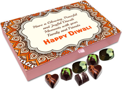 Chocholik Diwali Sweets - Have A Glowing And Peaceful Diwali Chocolate Box - 12pc Truffles(144 g)
Chocholik Diwali Sweets - Have A Glowing And Peaceful Diwali Chocolate Box - 12pc Truffles(144 g)