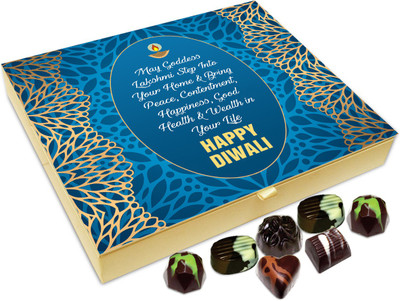 Chocholik Diwali Sweets - May Goddess Lakshmi Bless You With Wealth On This Diwali Chocolate Box - 20pc Truffles(240 g)
Chocholik Diwali Sweets - May Goddess Lakshmi Bless You With Wealth On This Diwali Chocolate Box - 20pc Truffles(240 g)