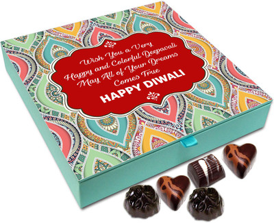 Chocholik Diwali Sweets - Wish You A Very Happy And Successful Deepawali Chocolate Box - 9pc Truffles(108 g)
Chocholik Diwali Sweets - Wish You A Very Happy And Successful Deepawali Chocolate Box - 9pc Truffles(108 g)