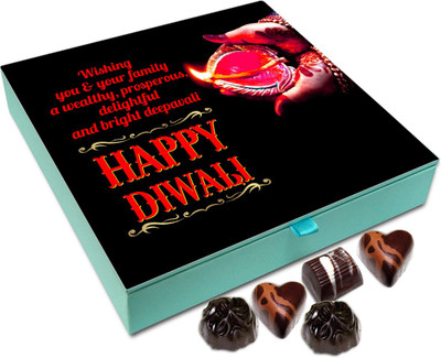 Chocholik Diwali Gift Box - Wishing You And Your Family A Very Cheerful Diwali Chocolate Box - 9pc Truffles(108 g)
Chocholik Diwali Gift Box - Wishing You And Your Family A Very Cheerful Diwali Chocolate Box - 9pc Truffles(108 g)