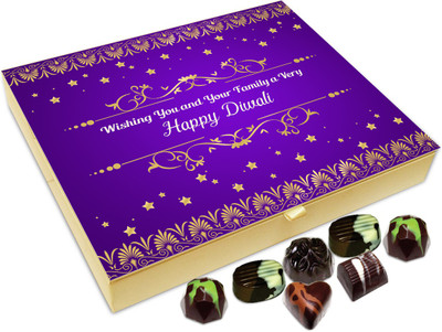 Chocholik Diwali Sweets - Wishing You And your Family A Very Happy Diwali Chocolate Box - 20pc Truffles(240 g)
Chocholik Diwali Sweets - Wishing You And your Family A Very Happy Diwali Chocolate Box - 20pc Truffles(240 g)