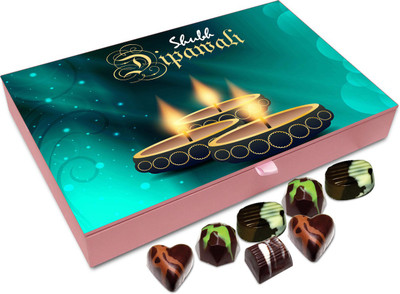 Chocholik Diwali Sweets - Shubh Dipawali To All My Friends Chocolate Box - 12pc Truffles(144 g)
Chocholik Diwali Sweets - Shubh Dipawali To All My Friends Chocolate Box - 12pc Truffles(144 g)