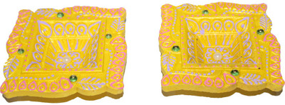 Sarvsiddhi Terracotta Handmade Decorative Diwali Diya Set of 2 (Yellow) Terracotta (Pack of 2) Table Diya Set(Height: 8 inch)
Sarvsiddhi Terracotta Handmade Decorative Diwali Diya Set of 2 (Yellow) Terracotta (Pack of 2) Table Diya Set(Height: 8 inch)