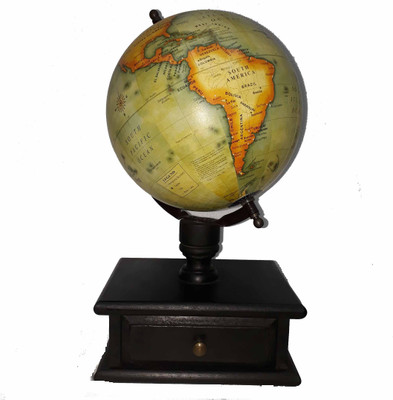 mh Wooden base World Globe Educational World Globe(38" Black Base)