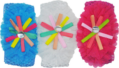 FAVINO Crochet Cutwork Flower Baby Headband ( Blue , White , Pink ) 3 Pcs Set Head Band(Multicolor)
FAVINO Crochet Cutwork Flower Baby Headband ( Blue , White , Pink ) 3 Pcs Set Head Band(Multicolor)