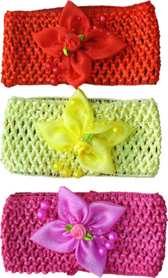 Netboys Crochet Cutwork Flower Baby Headband ( Red , Yellow ,Pink ) 3 Pcs Set Head Band(Multicolor)
Netboys Crochet Cutwork Flower Baby Headband ( Red , Yellow ,Pink ) 3 Pcs Set Head Band(Multicolor)