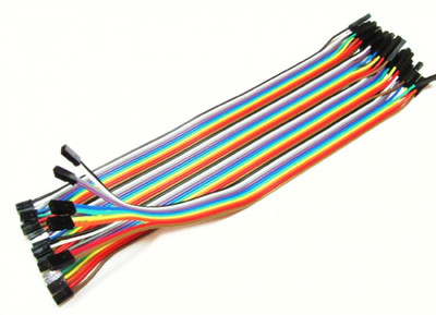 Prako Technocratz Female to Female Jumper Wire(Multicolor)
