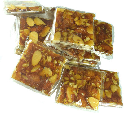 Emazing Gourmet MIX DRY FRUITS Chikki - 400 grams Assorted Nuts(400 g, Vacuum Pack)