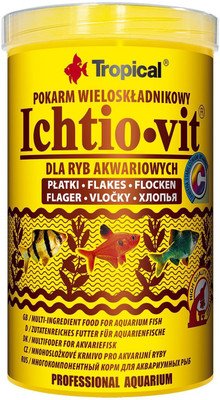 tropical Ichtio-vit 1000ml 200 Dry Fish Food