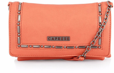 Caprese Women Casual Red Leatherette Sling Bag