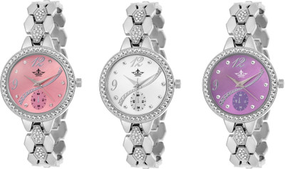 Swisso SWS-8041-Pnk-Slr-Prpl Ladies Special Exclusive Studded Notable Series Watch - For Women
Swisso SWS-8041-Pnk-Slr-Prpl Ladies Special Exclusive Studded Notable Series Watch - For Women