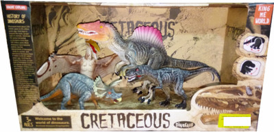 TALKING GANESHA Toy Dinosaur Animal Figures set of 4 Action toy for kids with high quality detailing Set 1(Multicolor)
TALKING GANESHA Toy Dinosaur Animal Figures set of 4 Action toy for kids with high quality detailing Set 1(Multicolor)