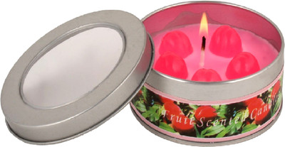 Ammvi Creations High Quality Strawberry Fragrance Tin Fruit Candle for Diwali and General Home Décor Candle(Red, Pack of 1)
Ammvi Creations High Quality Strawberry Fragrance Tin Fruit Candle for Diwali and General Home Décor Candle(Red, Pack of 1)