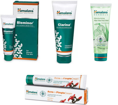 Himalaya bleminor anti blemish cream,clarina anti acne face wash gel, pimple cream, aloe vera face wash(Set of 4)
Himalaya bleminor anti blemish cream,clarina anti acne face wash gel, pimple cream, aloe vera face wash(Set of 4)