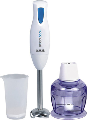 Inalsa Robot 300 CS 300 W Chopper, Hand Blender(White, Blue)