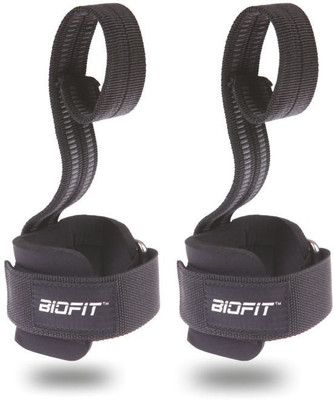 BIOFIT Pro Lifting Straps No-Slip - 1450 Wrist Support (, Black
