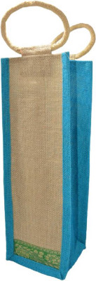 Jute Junction Oceana Multipurpose Bag(Blue, 1 L)