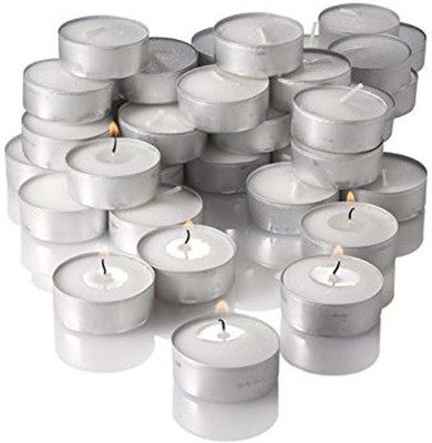 Dreams Tea light Candle(White, Pack of 50)