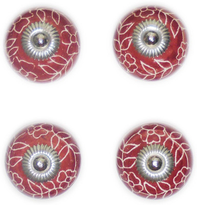 AGELESS AZYRA Ceramic Cabinet/Draw Knob(Multicolor Pack of 4)