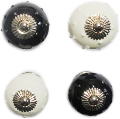 AGELESS AZYRA Ceramic Cabinet/Draw Knob(Multicolor Pack of 4)