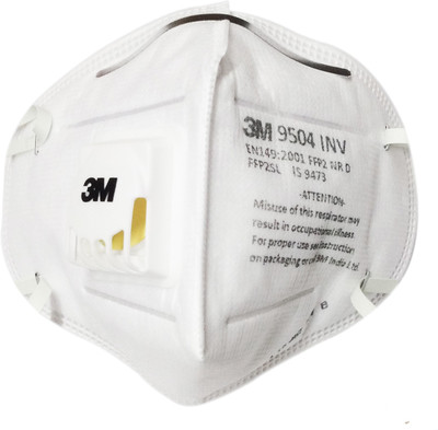 Arex 3M 9504INV P2 N95 RESPIRATOR POLLUTION MASK PACK OF 3 Mask and Respirator