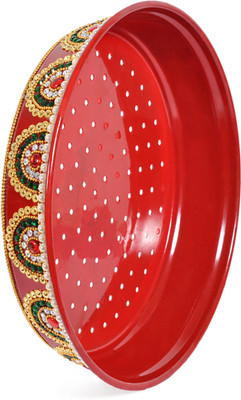Sanyal Present's Karwa Chauth Special Handmade Decorated Colorful Channi Hawala-22*22*4 cm Stainless Steel(1 Pieces, Red)
Sanyal Present's Karwa Chauth Special Handmade Decorated Colorful Channi Hawala-22*22*4 cm Stainless Steel(1 Pieces, Red)