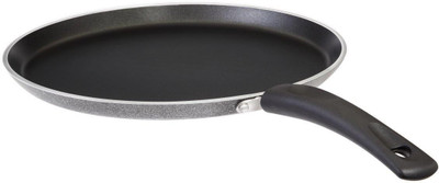 Greenchef Flat Tawa 275mm 4mm Tawa 27 cm diameter(Aluminium, Non-stick), Grey