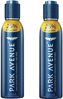 Park Avenue 2 Marcus Deodorant Combo Pack of 2 Body Spray - For Men(300 ml, Pack of 2)
Park Avenue 2 Marcus Deodorant Combo Pack of 2 Body Spray - For Men(300 ml, Pack of 2)