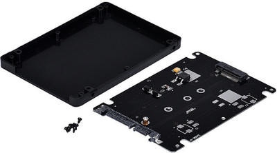 Buyyart New Black B M key Socket 2 M.2 NGFF (SATA) SSD to 2.5 inch SATA Adapter Card(For SSD Hard drive, Black)
Buyyart New Black B M key Socket 2 M.2 NGFF (SATA) SSD to 2.5 inch SATA Adapter Card(For SSD Hard drive, Black)