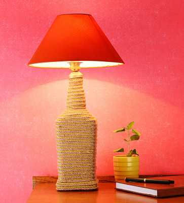 DEPLO DHGTL-1008 Table Lamp(45 cm, Maroon)