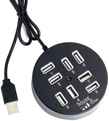 oxyura 8 Ports USB Adapter(Black)