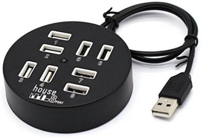 Oxyura 8 Ports Usb Hub Usb 2.0 Portable For Laptop/Notebook/PC USB Adapter(Black)
Oxyura 8 Ports Usb Hub Usb 2.0 Portable For Laptop/Notebook/PC USB Adapter(Black)