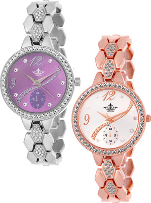 Swisso SWS-8041-Prpl-RsGld Exclusive Studded Notable Series Watch - For Women
Swisso SWS-8041-Prpl-RsGld Exclusive Studded Notable Series Watch - For Women